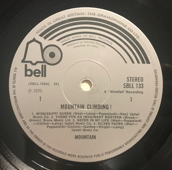 Mountain : Climbing! (LP, Album, RE, Sil)