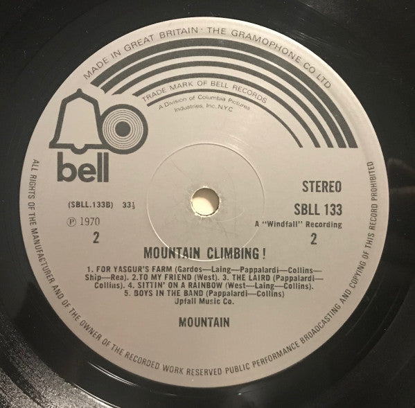 Mountain : Climbing! (LP, Album, RE, Sil)