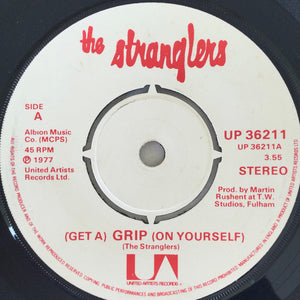 The Stranglers : (Get A) Grip (On Yourself) / London Lady (7", Single, Pus)