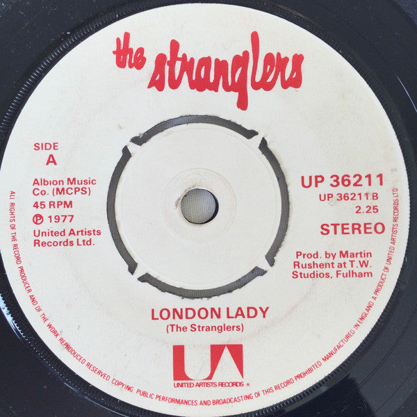 The Stranglers : (Get A) Grip (On Yourself) / London Lady (7", Single, Pus)