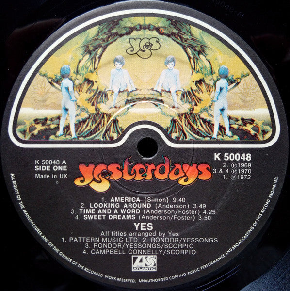 Yes : Yesterdays (LP, Comp)