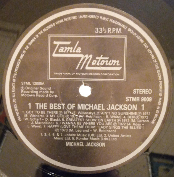 Michael Jackson : The Best Of Michael Jackson (LP, Comp, RE)