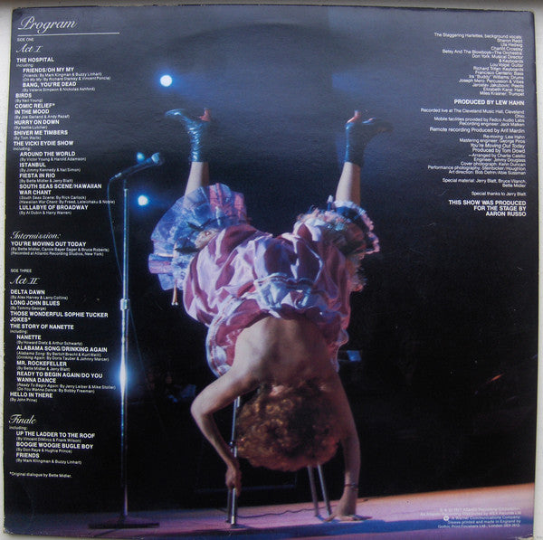 Bette Midler : Live At Last (2xLP, Album)