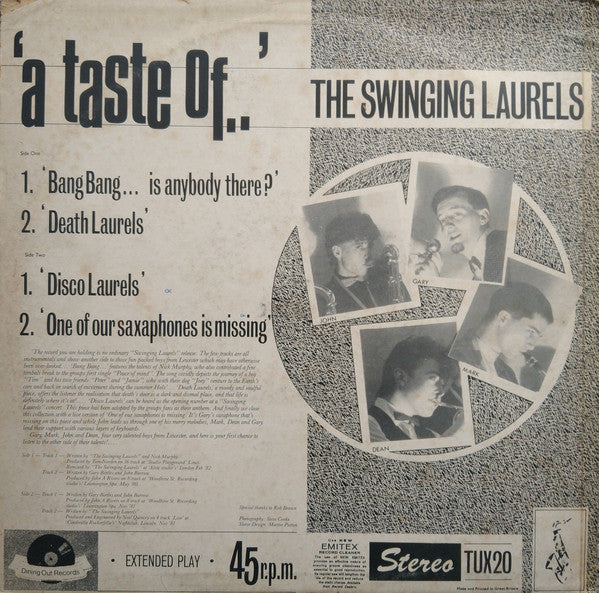 The Swinging Laurels : ..A Taste Of (12", EP)