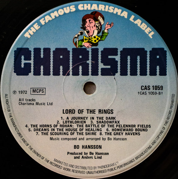 Bo Hansson : Music Inspired By Lord Of The Rings (LP, RE)