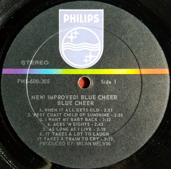 Blue Cheer : New!  Improved!  Blue Cheer (LP, Album)