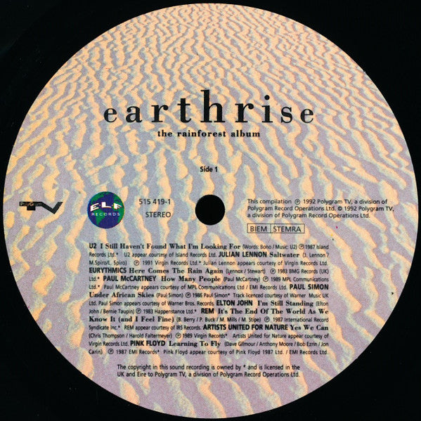 Various : Earthrise - The Rainforest Album (LP, Comp)