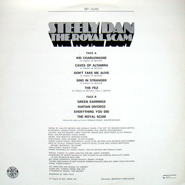 Steely Dan : The Royal Scam (LP, Album)