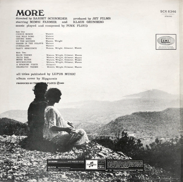 Pink Floyd : Soundtrack From The Film "More" (LP, Album, RE, RP)