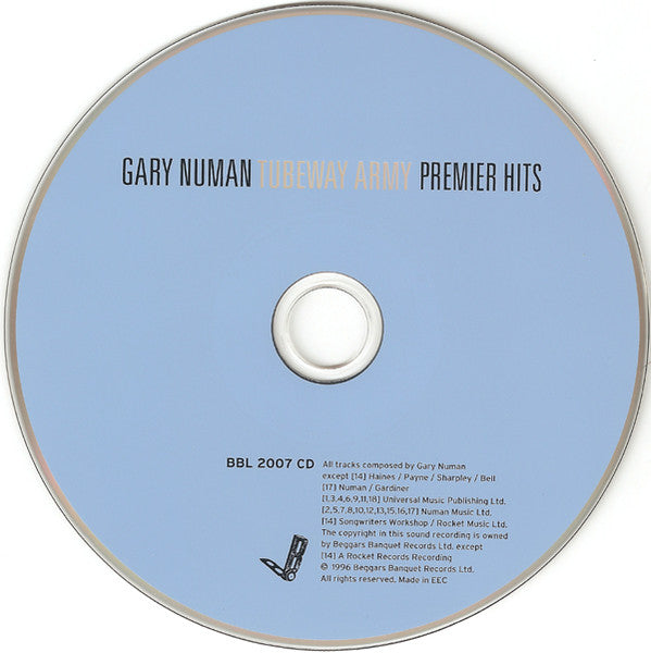 Gary Numan / Tubeway Army : Premier Hits (CD, Comp, RE, RM, RP)