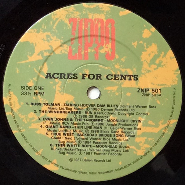 Various : Acres For Cents (LP, Comp)