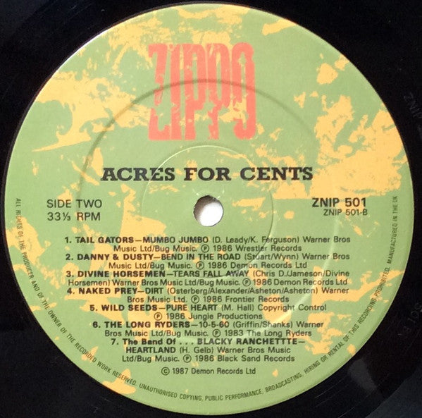 Various : Acres For Cents (LP, Comp)