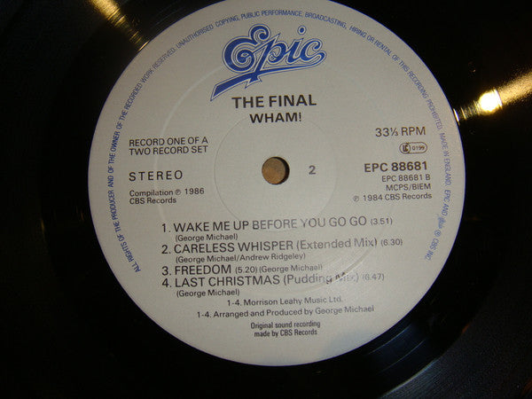 Wham! : The Final (2xLP, Comp)