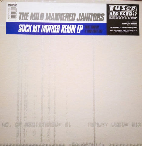 The Mild Mannered Janitors* : Suck My Mother Remix EP (12", EP)