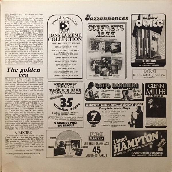 Dizzy Gillespie : Dizzy Gillespie Vol 1/2 (1946-1949) (2xLP, Comp, Ora)