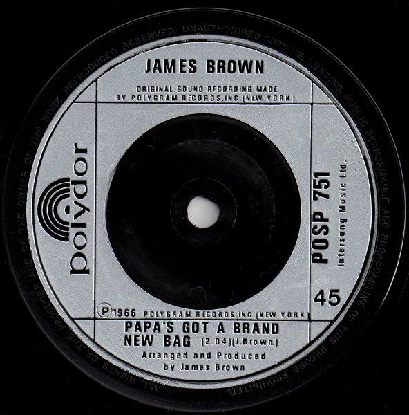 James Brown : Get Up I Feel Like Being A Sex Machine (7", Single)