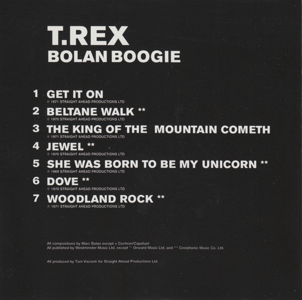 T.Rex* : Bolan Boogie (CD, Comp, RE)