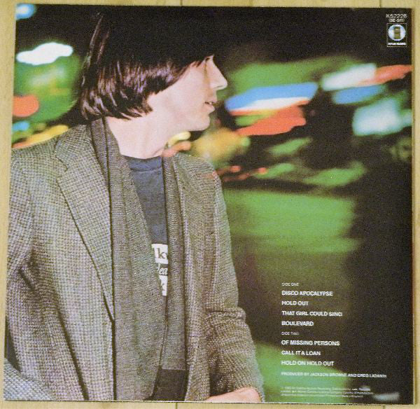 Jackson Browne : Hold Out (LP, Album)