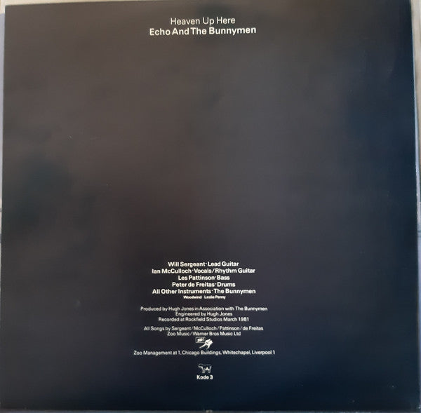 Echo And The Bunnymen* : Heaven Up Here (LP, Album, Tex)