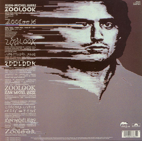 Jean-Michel Jarre : Zoolook (LP, Album)