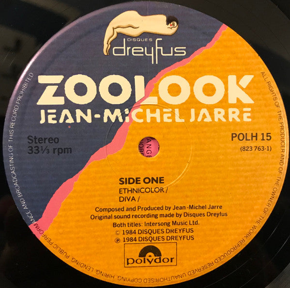 Jean-Michel Jarre : Zoolook (LP, Album)