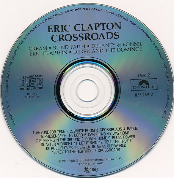 Eric Clapton : Crossroads (4xCD + Box, Comp, RM)