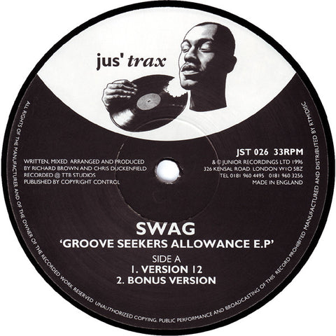 Swag : Groove Seekers Allowance E.P (12", EP)