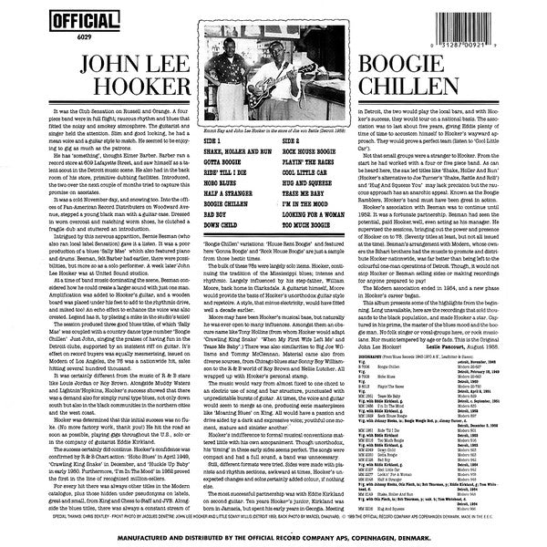 John Lee Hooker : Boogie Chillen (LP, Comp)