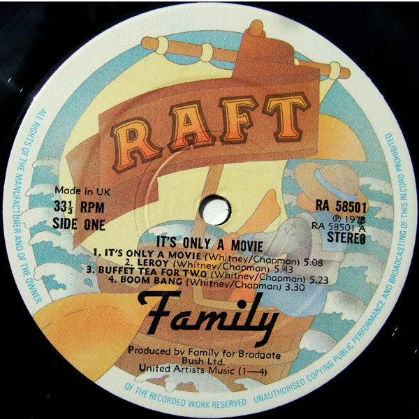 Family (6) : It's Only A Movie (LP, Album)