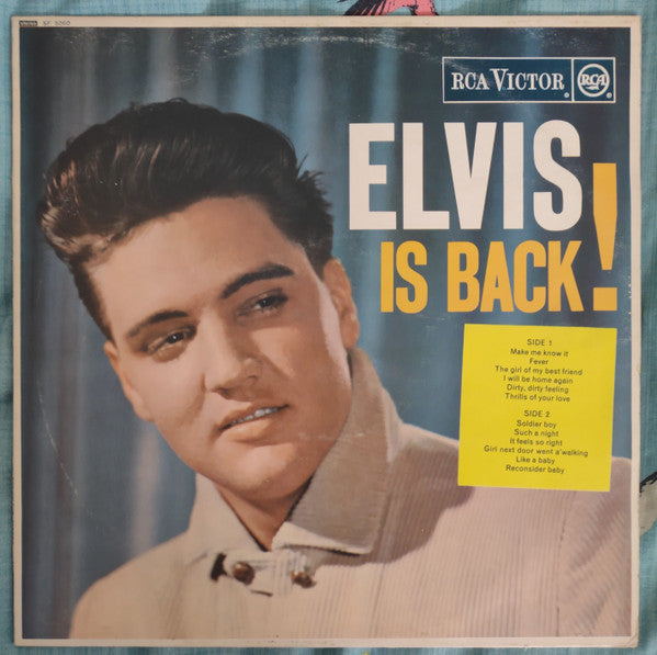 Elvis Presley : Elvis Is Back! (LP, Album, RE, Ora)