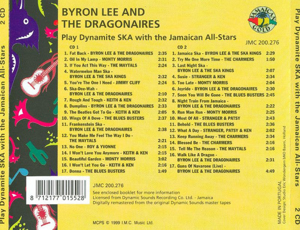 Byron Lee And The Dragonaires : Play Dynamite Ska With The Jamaican All-Stars (2xCD, Comp, RM + Box)