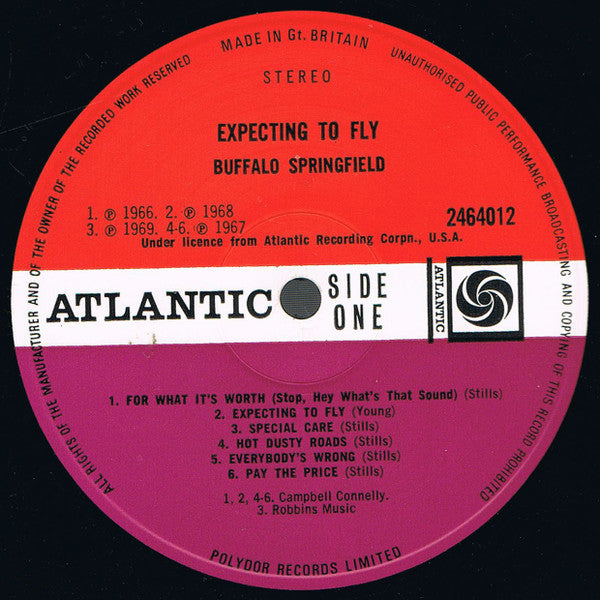 Buffalo Springfield : Expecting To Fly (LP, Comp)