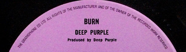 Deep Purple : Burn (LP, Album)