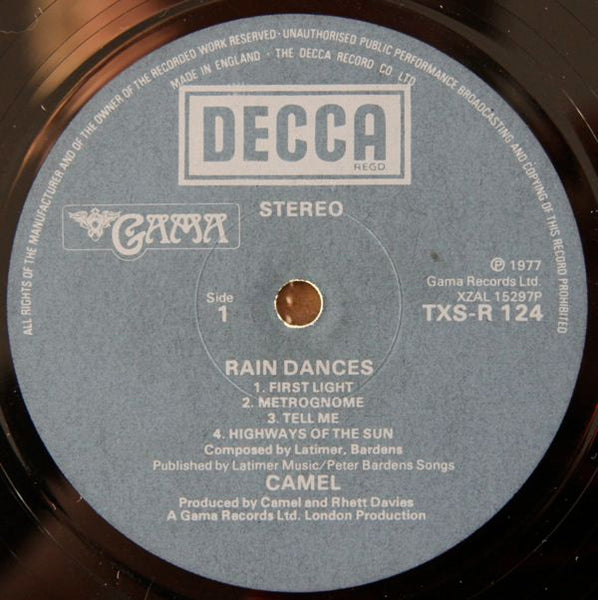 Camel : Rain Dances (LP, Album)