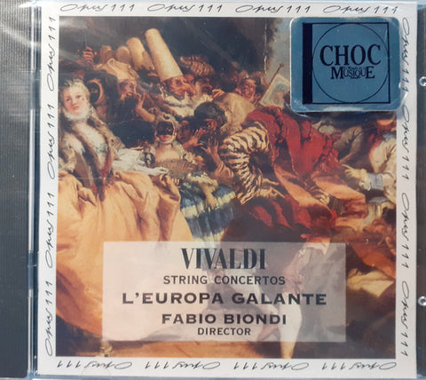 Vivaldi* - Fabio Biondi, Europa Galante : String Concerti RV 129, 130, 169, 202, 517, 761 (CD)