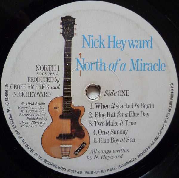 Nick Heyward : North Of A Miracle (LP, Album)