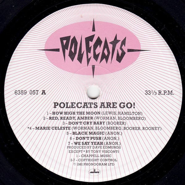 Polecats* : Polecats Are Go! (LP, Album)