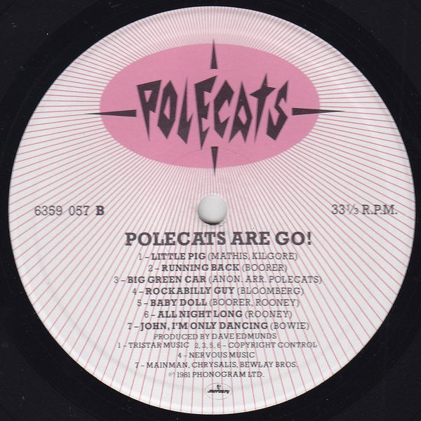 Polecats* : Polecats Are Go! (LP, Album)