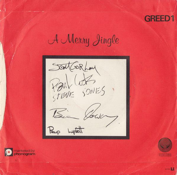 The Greedies : A Merry Jingle (7", Single)