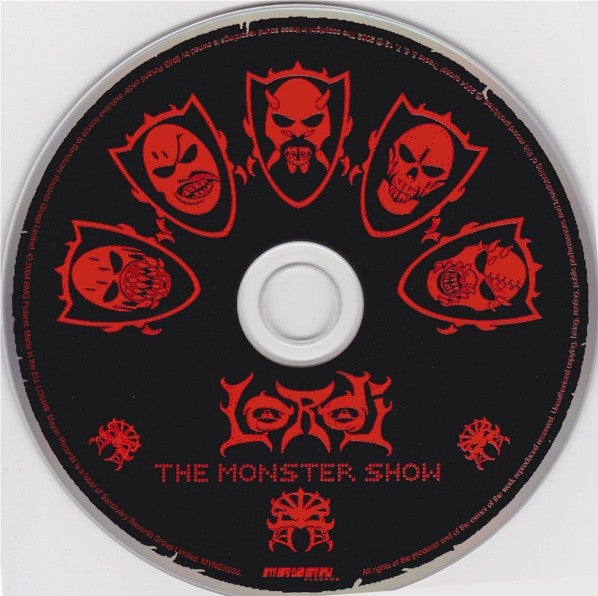 Lordi : The Monster Show (CD, Comp + DVD-V, PAL, 4:3)