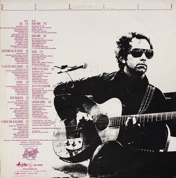 J.J. Cale : Really (LP, Album, RE)