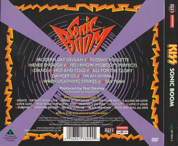 Kiss : Sonic Boom (CD, Album + CD, RE + DVD-V + Box, S/Edition, Gat)