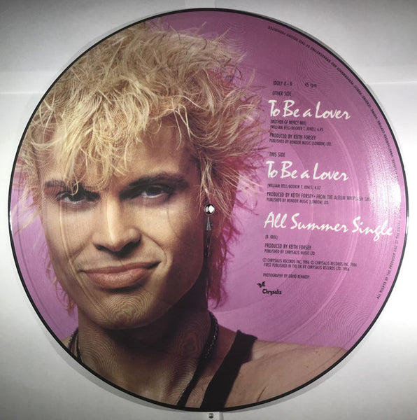 Billy Idol : To Be A Lover (12", Pic)