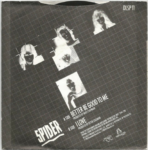 Spider (12) : Better Be Good To Me (7", Single)