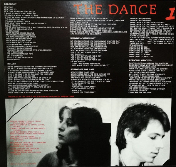 The Dance : In Lust (LP, Album)