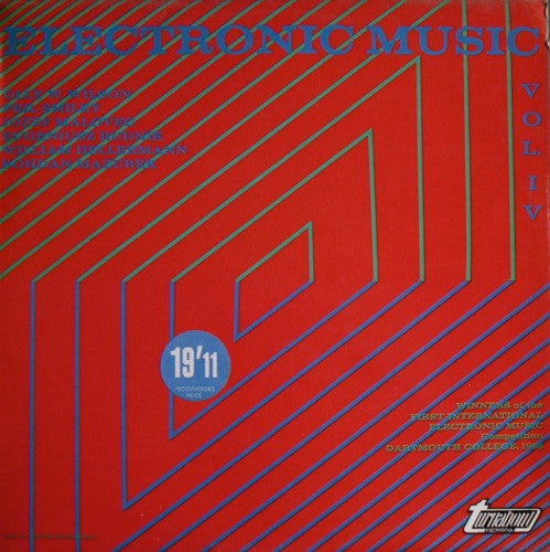 Various : Electronic Music, Vol. IV (LP)