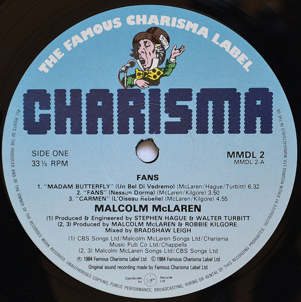 Malcolm McLaren : Fans (LP, Album)