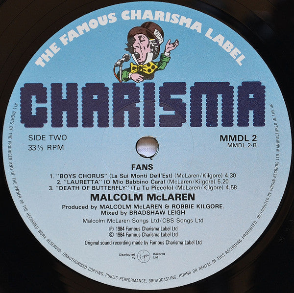 Malcolm McLaren : Fans (LP, Album)