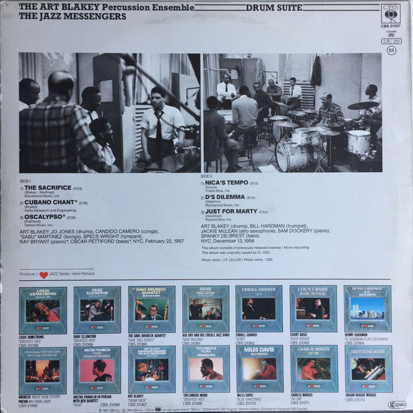 Art Blakey Percussion Ensemble* / The Jazz Messengers* : Drum Suite (LP, Album, Mono, RE)