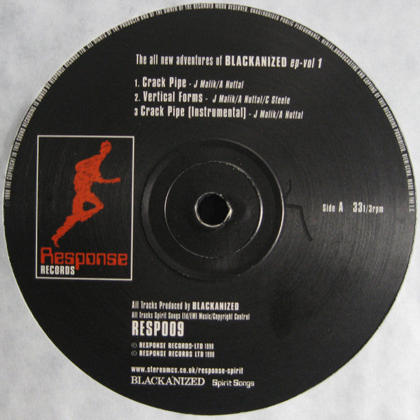 Blacka'nized : The All-New Adventures Of Blacka'nized EP Vol One (12", EP)